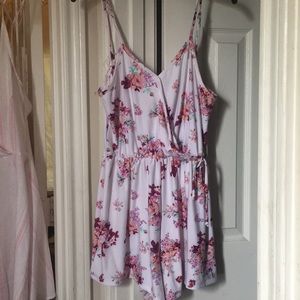 Floral print romper